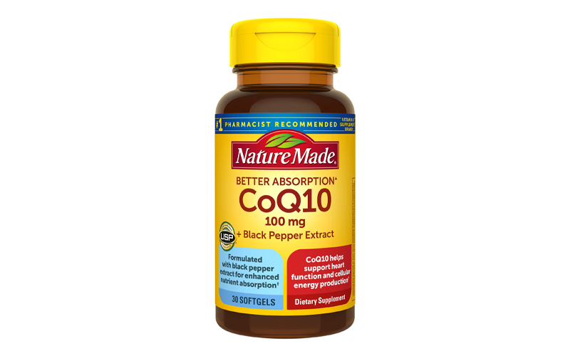 Nature Made CoQ10 100 mg with Black Pepper Extract - Best Overall