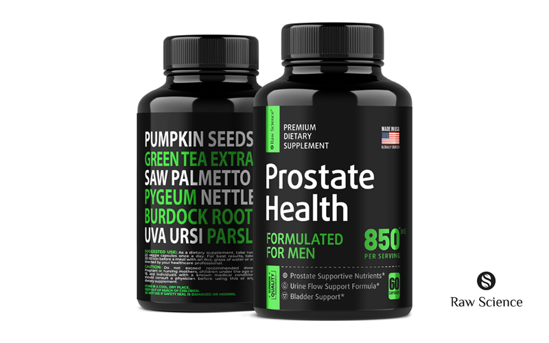 Prostate Health Supplement Overactive Bladder Support - S RAW SCIENCE