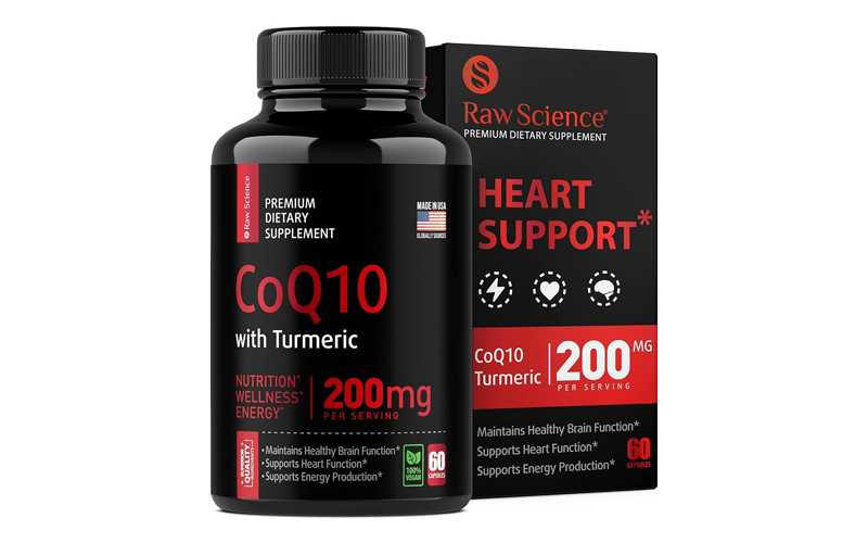 S RAW SCIENCE High Absorption CoQ10 with Turmeric