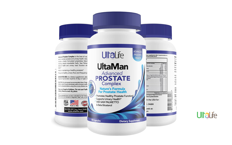 Saw Palmetto Prostate Supplement For Men - ULTALIFE
