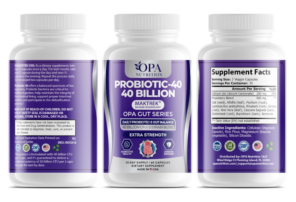 Probiotic 40 Billion CFU