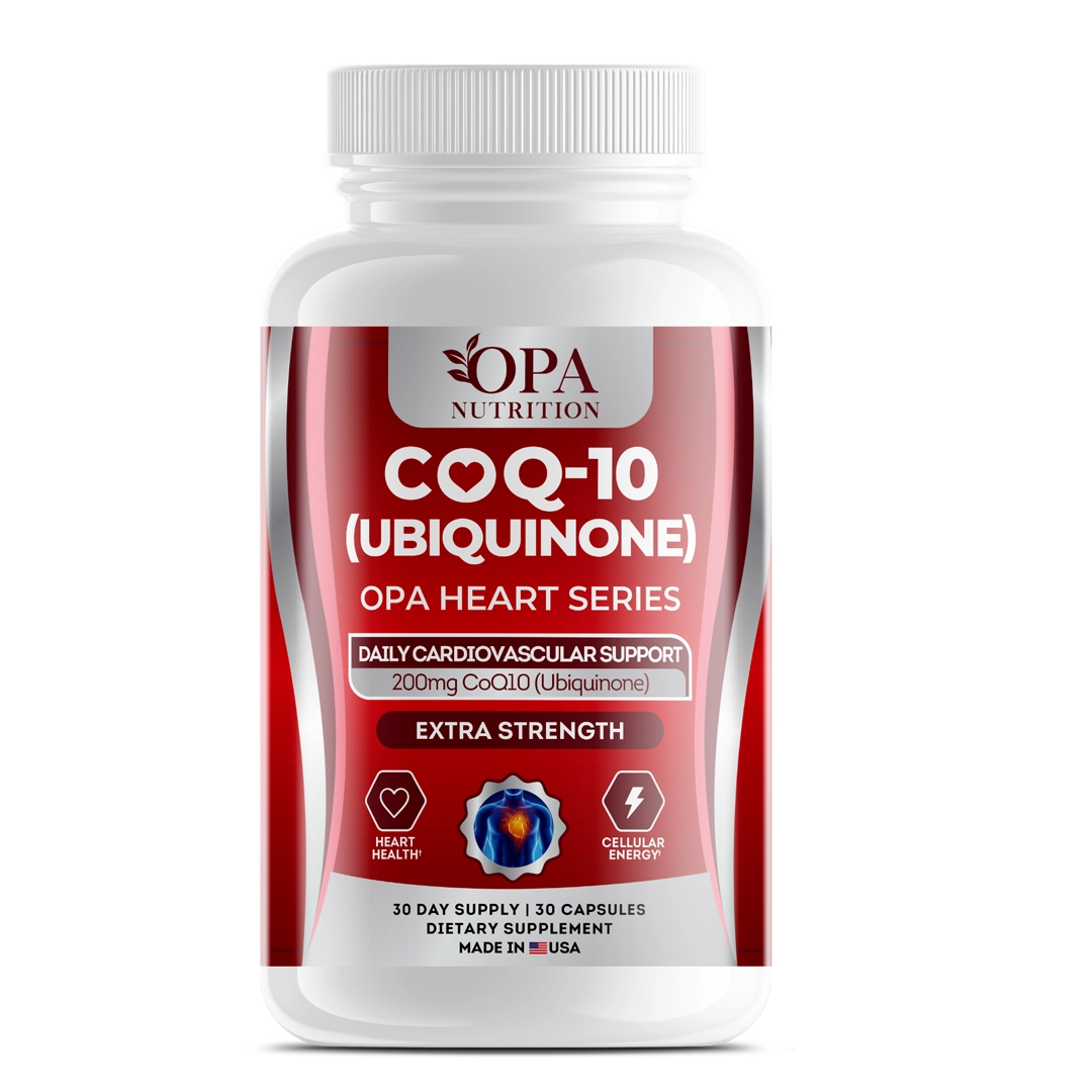 CoQ10 (Ubiquinone) ROC805-front OPA Nutrition COQ10